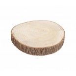 Petit Rondin en bois naturel plat 8-12 cm