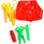 Party Pro 12012512, Mini-jouet Figurine parachutiste 9 cm