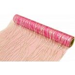 Chemin de table Organza Cheveux d'Ange, Fuchsia