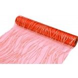 Chemin de table Organza Cheveux d'Ange, Rouge