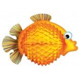 Chaks PFTDP19, Poisson tropical alvéolé 33cm, orange