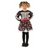 DESTOCKAGE, Costume baby luxe Robe Day of the Dead, 92 cm 1/2 ans