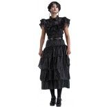 Robe de Bal noire Mercredi™ adulte, XS