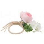 Rond de Serviette Pivoine 5cm Rose