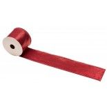 Bobine de Ruban Loom 6,3cm x 3m, Rouge luisant