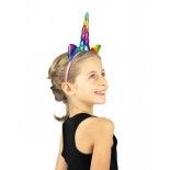 Party Pro 90856, Serre-tête licorne enfant multicolore