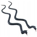 Lot de 2 Serpents Cobra en plastique 35cm