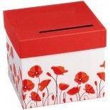 Urne carton Coquelicots