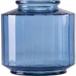 Chaks 11963-13, Vase en verre Flora 23 cm bleu azur