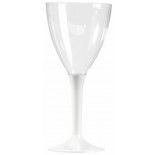 20 verres, pied blanc