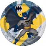 Lot 8 Assiettes en carton 21,9 cm Batman