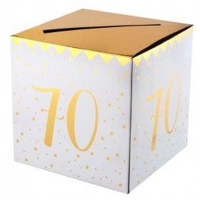 Santex 6158 70 30 Chemin De Table Anniversaire Age Or 70 Ans Ameublement Et Decoration Literie Et Linge De Maison
