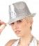 Chapeau Popstar Argent