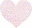Chaks 0214-32, Sachet de 100 Coeurs Romance, Rose pastel