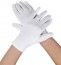 Gants courts blancs adulte