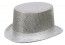 Chapeau Haut de Forme LUXE, Argent brillant