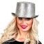 Chapeau Haut de Forme LUXE, Argent brillant