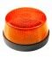 Gyrophare clignotant avec sirène, Orange