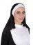 P'TIT Clown re10049 - Coiffe de religieuse adulte