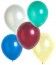 100 ballons nacrés, 30 cm, multicolores