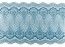 Chaks 1022-41, Ruban de table Dentelle motif Persan 18cmx5m, Bleu pétrole