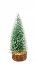 Petit Sapin enneigé sur rondin bois 14cm ( x2 )