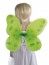 P'TIT Clown re10871 - Ailes de papillon - 32 x 48 cm, vert