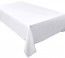 Grande Nappe RECTANGLE en Tissu déperlant 180x300cm, Blanc