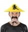 P'TIT Clown re13247 - Chapeau feutre chinois jaune