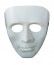 P'TIT Clown re14252 - Masque adulte rigide - visage blanc