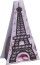 Ballotin carton avec plexi, Paris Tour Eiffel