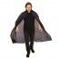 P'TIT Clown re16201 - Cape tissu polyester avec col noire 130 cm, adulte