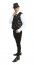 P'TIT Clown re16632 - Gilet sans manches sequin noir taille M/L