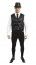 P'TIT Clown re16632 - Gilet sans manches sequin noir taille M/L