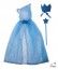 P'TIT Clown re21002 - Set déguisement enfant Princesse bleue