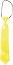 P'TIT Clown re21160 - Cravate avec élastique, jaune fluo