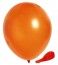 Sachet 25 ballons Opaques 25cm, Orange 25cm