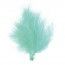 Sachet de 20 plumes bleu turquoise