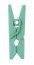 Sachet de 24 mini pinces en bois, Menthe