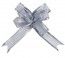 Sachet de 5 Noeuds automatiques Organdi, Argent