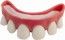 P'TIT Clown re28601 - Dentier rigide avec pâte, dents écartées