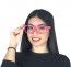 Party Pro 3331994, Lunettes néon roses sans verre