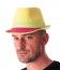 Party Pro 33335, Chapeau Trilby Néon, Jaune