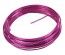 Fil aluminium souple 5m, fuchsia