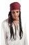 P'TIT Clown re34750 - Perruque pirate avec dreadlocks et foulard