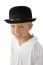 P'TIT Clown re35161 - Chapeau feutre melon enfant, noir