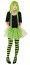 P'TIT Clown re39905 - Tutu en tulle doublé vert