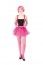 P'TIT Clown re39906 - Tutu en tulle doublé rose fuchsia