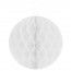 SANTEX 4364-1, Sachet de 2 boules décoratives en papier de 10cm, Blanc 10cm