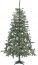 Sapin de Noël artificiel 43654 en plastique vert 176 branches, 1m20